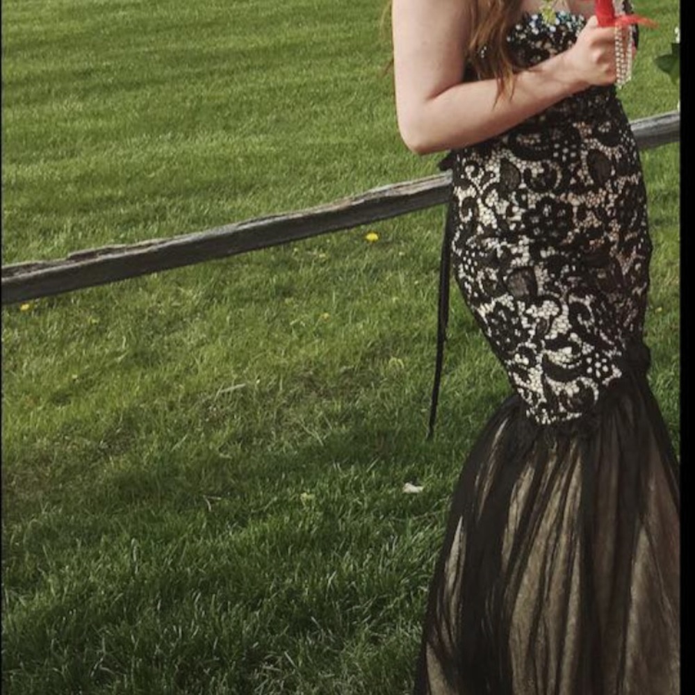 Perfect Lacy Mermaid Prom Dress